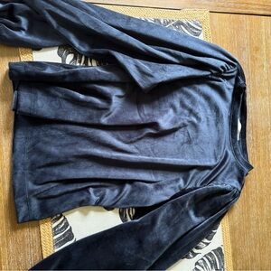 Loft velvet longsleeve top